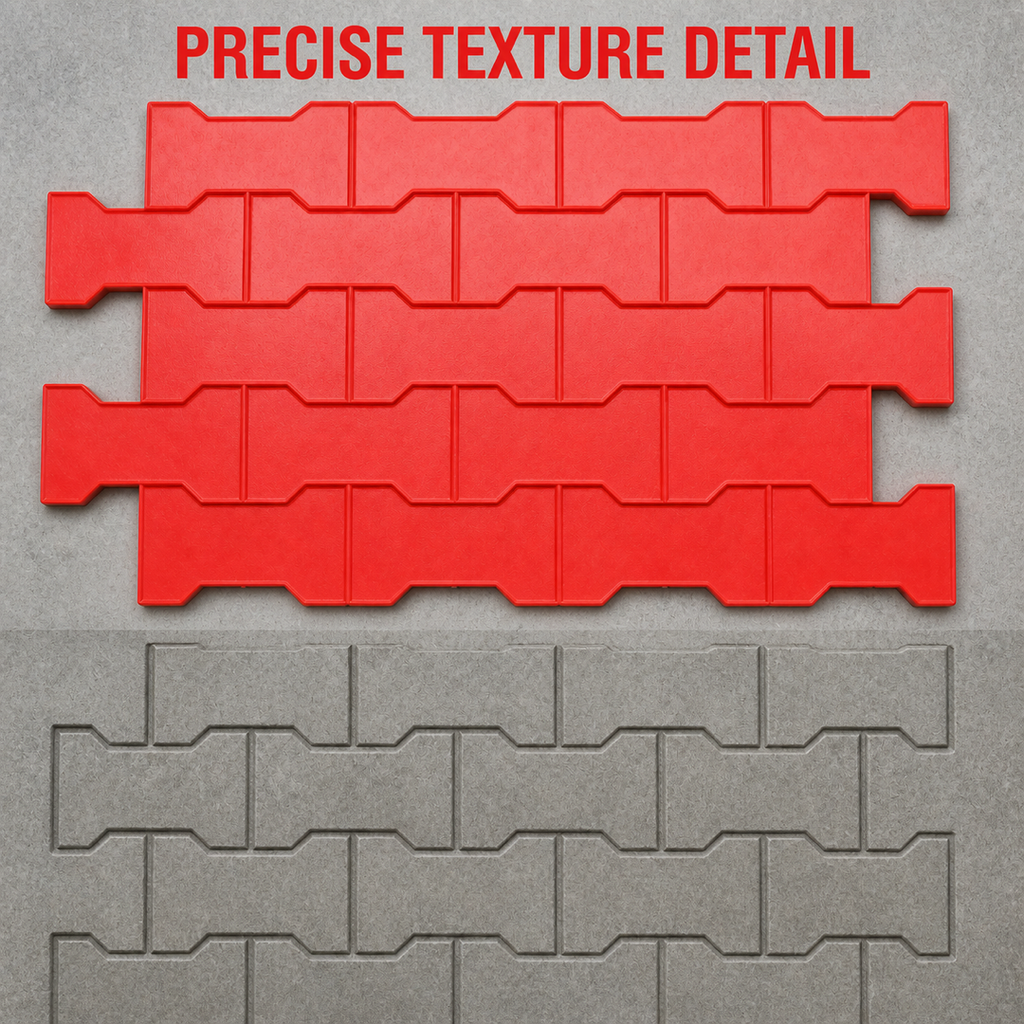 FX-321 Acuan Penurap Dog-Bone Saling Kunci - perincian tekstur