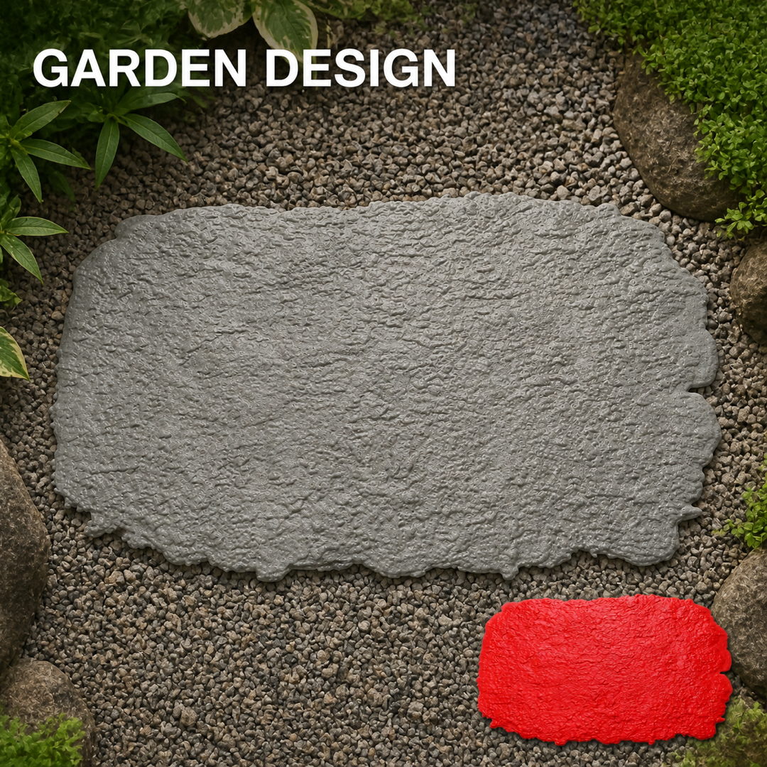 FX-323 Large Seamless Rough Texture Skin - garden
