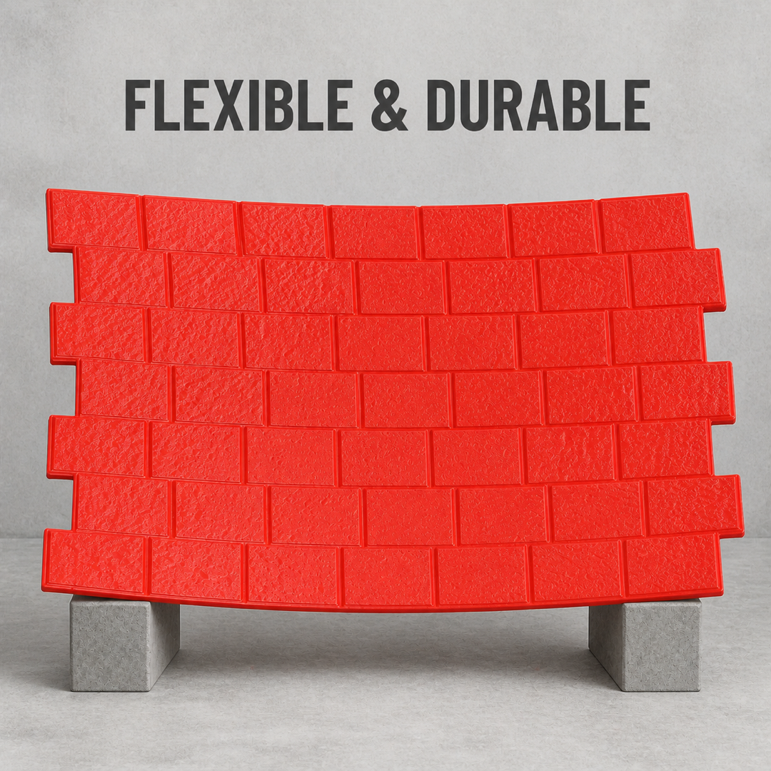 FX-327 Büyük Düzensiz Tuğla Desenli Beton Kalıbı - esnek ve dayanıklı