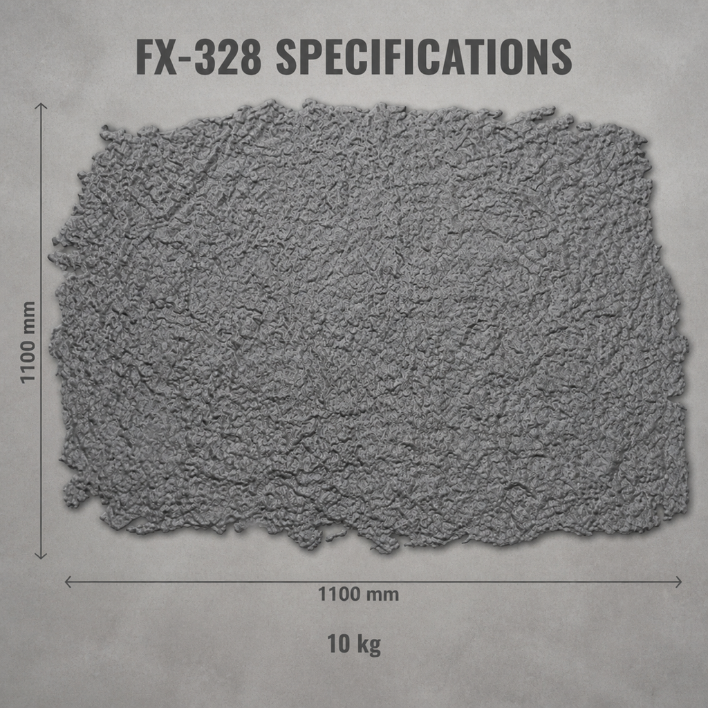 FX-328 Piel texturizada de concreto muy rugoso - especificaciones