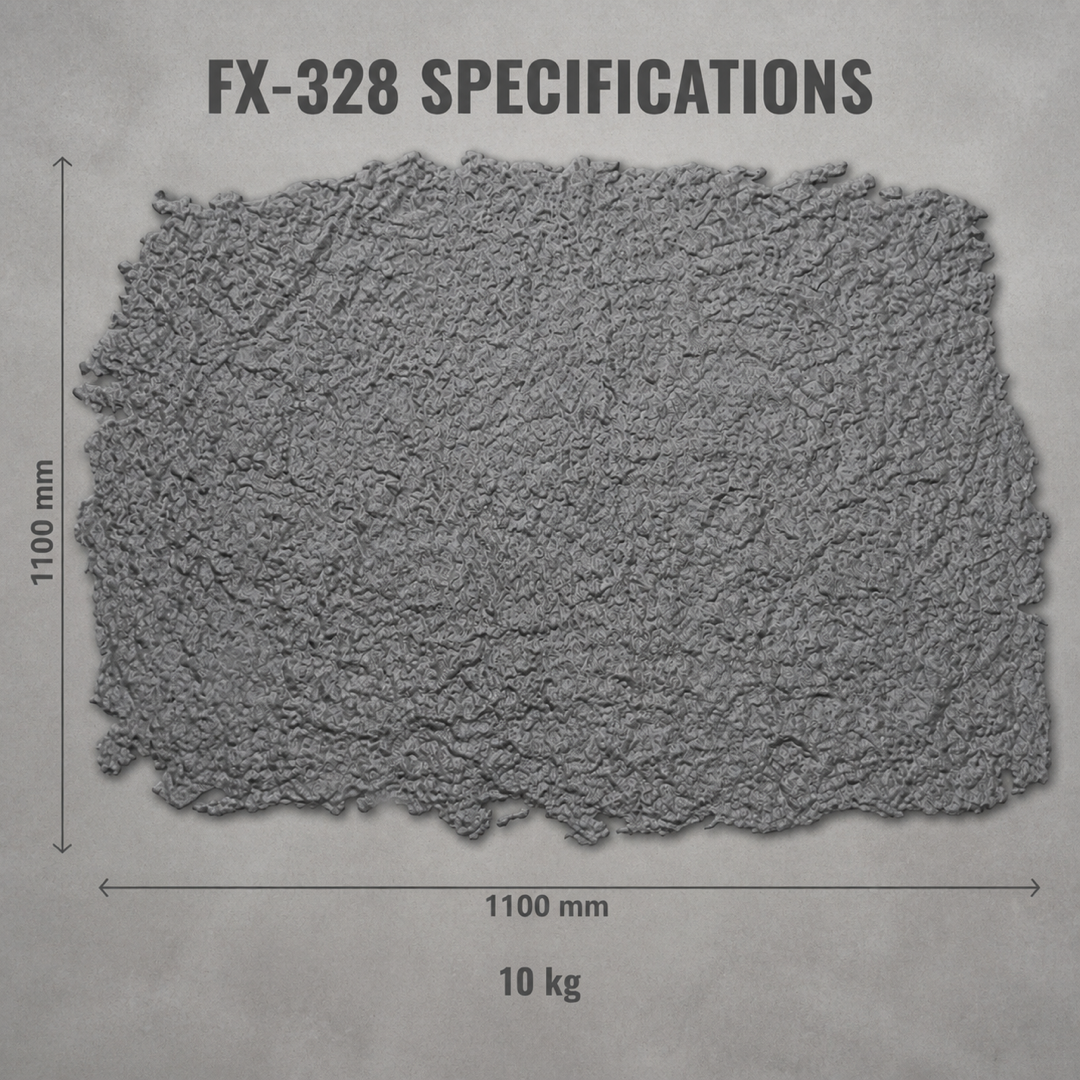 FX-328 Piel texturizada de concreto muy rugoso - especificaciones