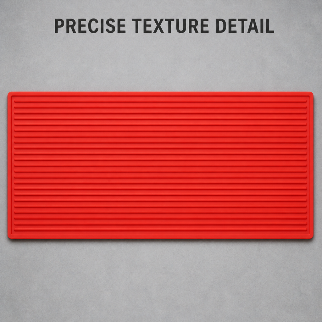 FX-329 Wide Ribbed Concrete Border Mat - texture detail