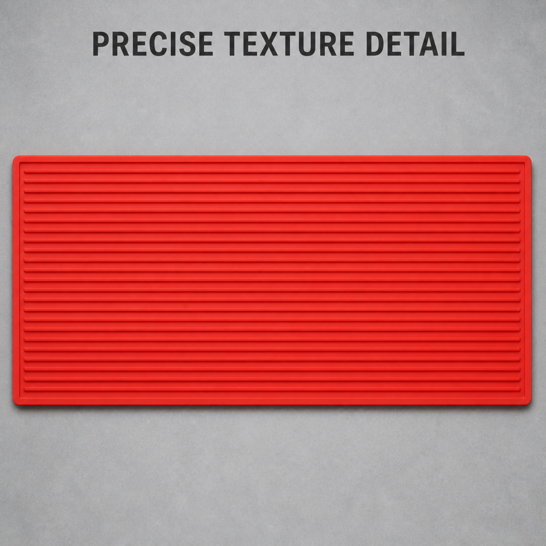 FX-329 Wide Ribbed Concrete Border Mat - texture detail