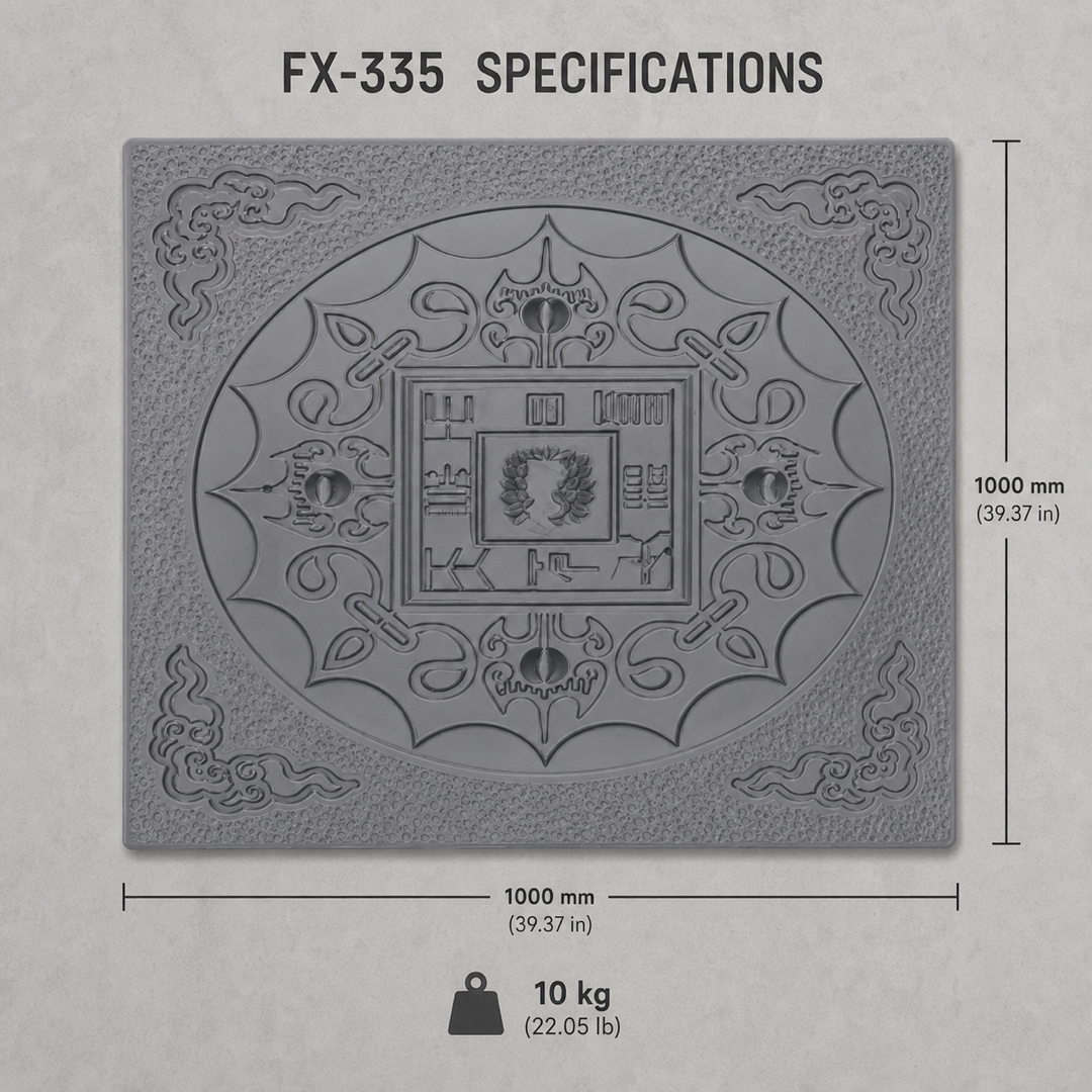FX-335 Süslemeli Çin Medalliyonu Kabartma Kalıbı - teknik özellikler