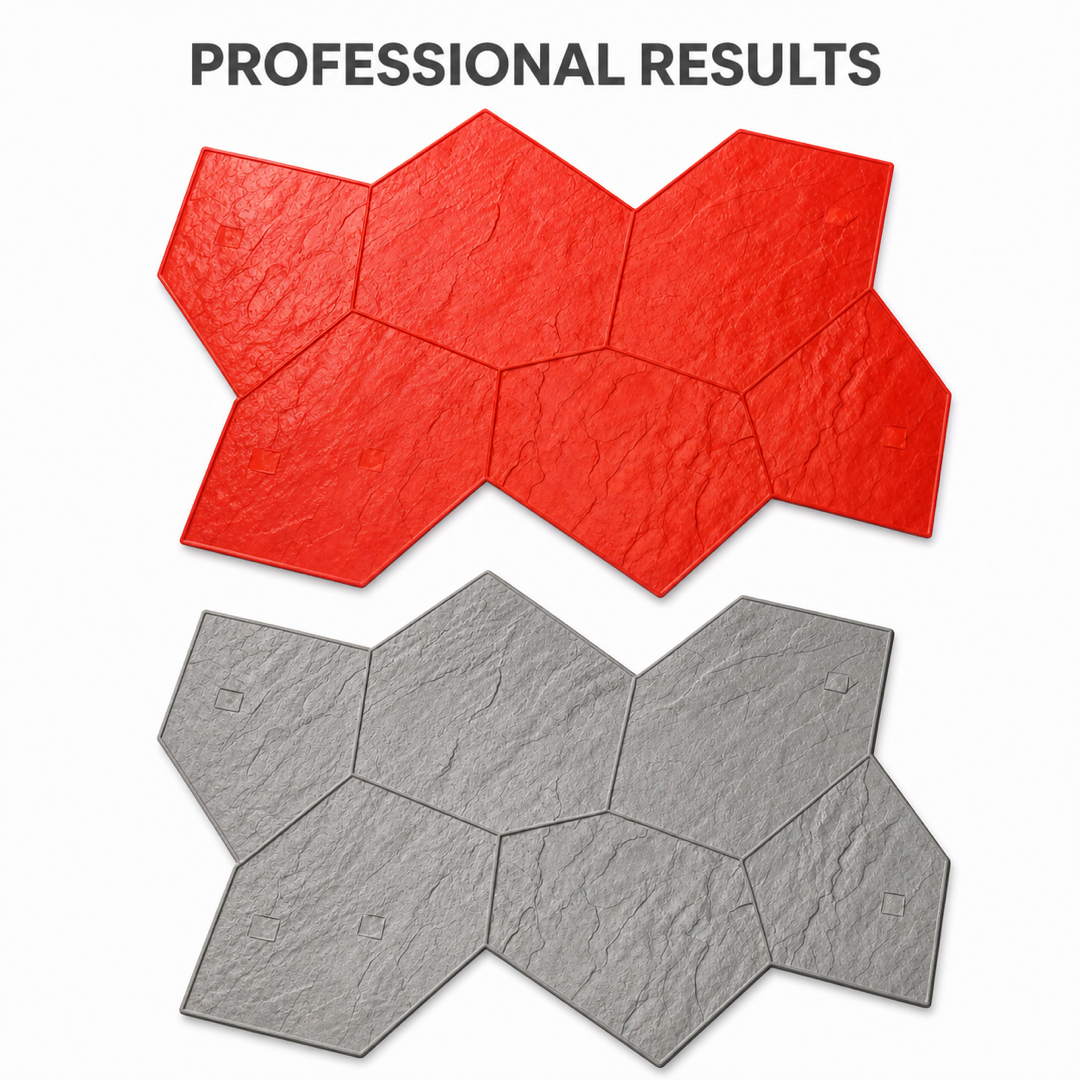 FX-338 Large Flagstone Stamp - professional results
