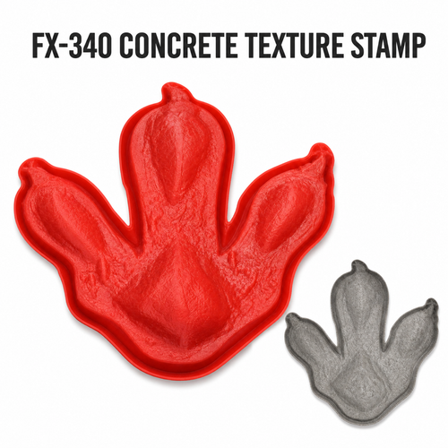 FX-340 Dinosaur Footprint Concrete Mold - hero