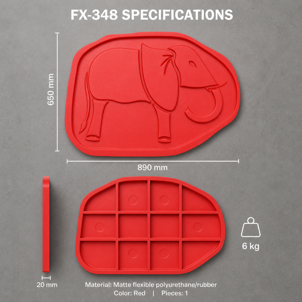 FX-348 Acuan Relief Hiasan Gajah - spesifikasi