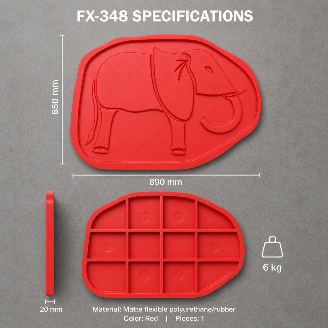 FX-348 Acuan Relief Hiasan Gajah - spesifikasi