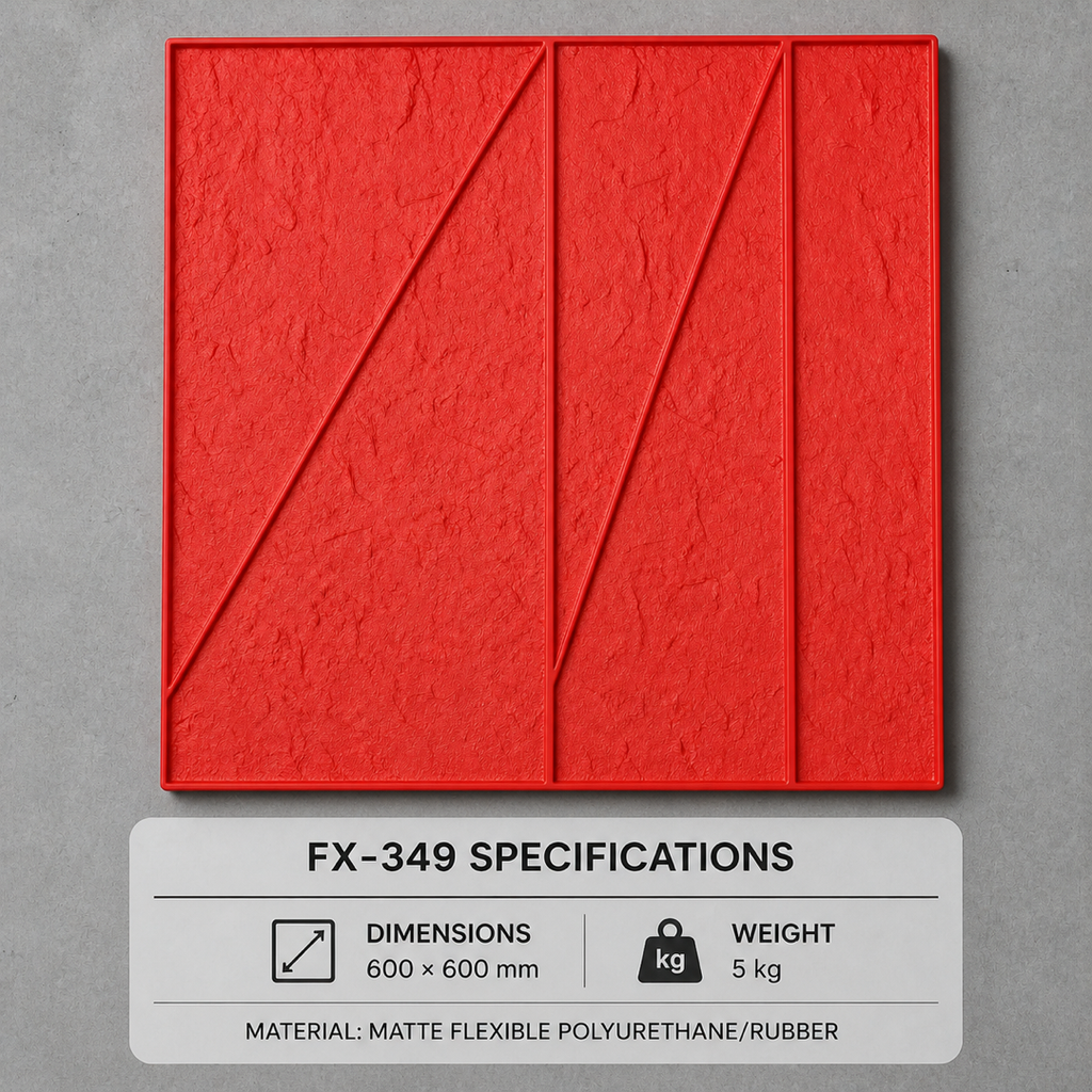 FX-349 Çapraz Plaka Beton Kalıbı - teknik özellikler