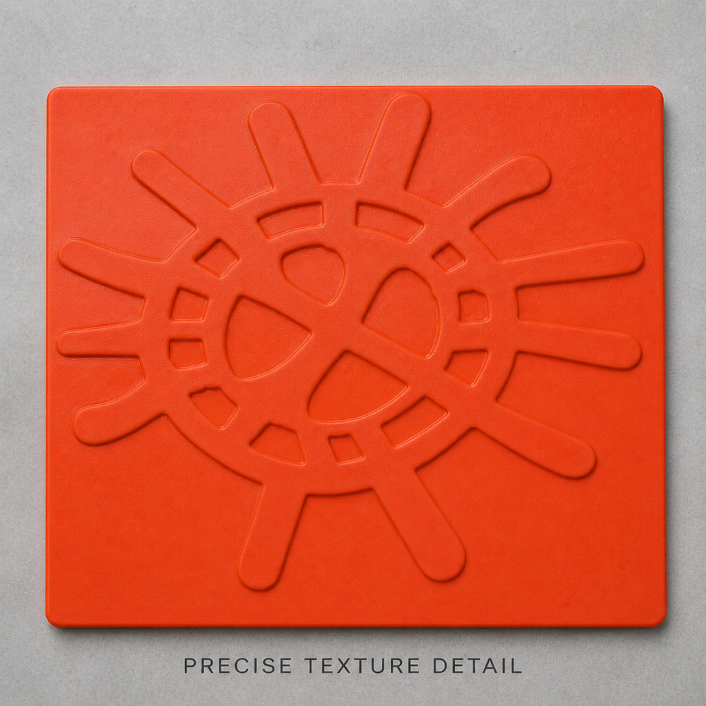 FX-354 Sunburst Geometric Relief Mold - texture detail