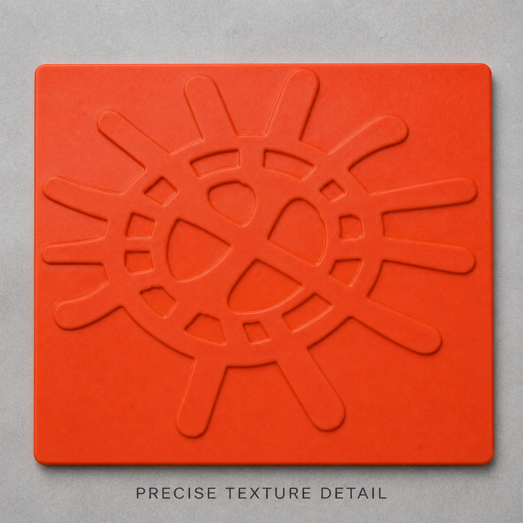 FX-354 Sunburst Geometric Relief Mold - texture detail