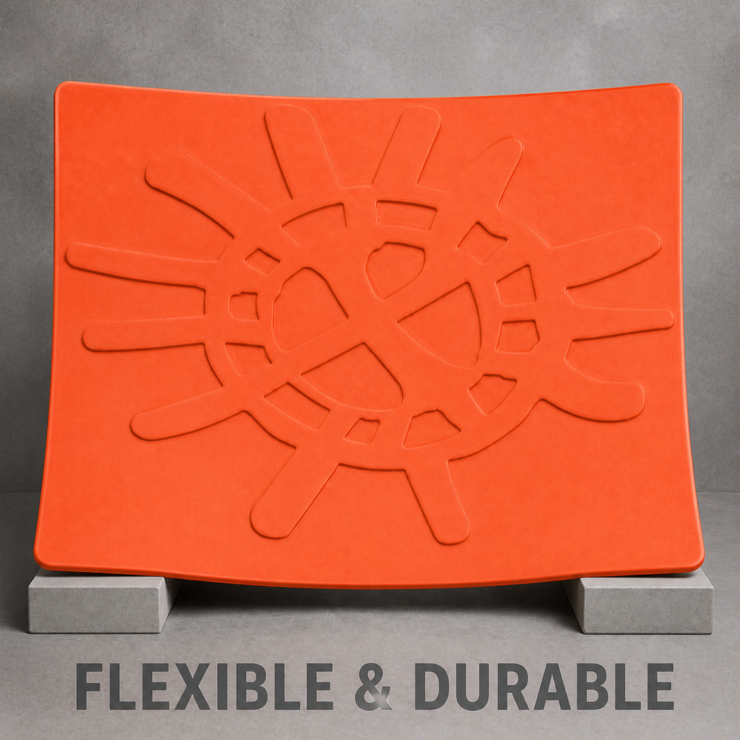 FX-354 Sunburst Geometric Relief Mold - flexible durable