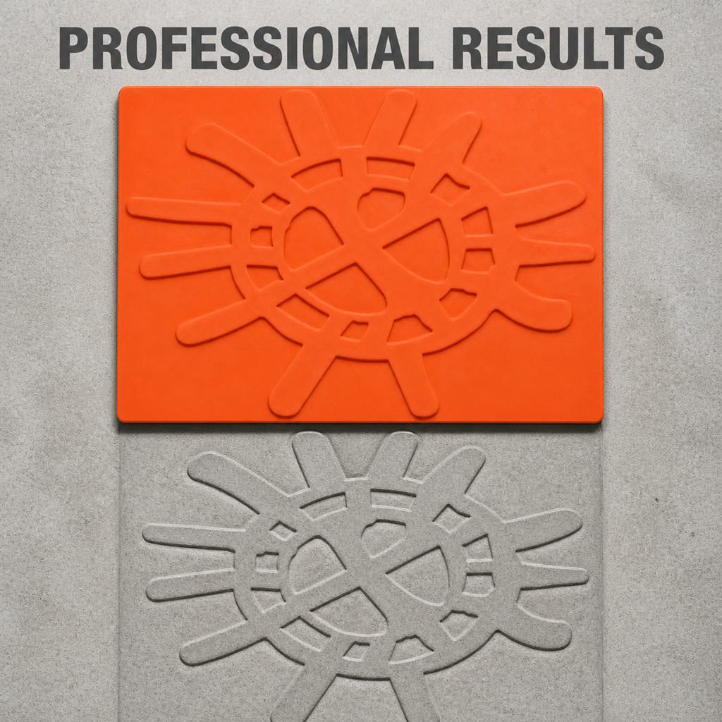 FX-354 Sunburst Geometric Relief Mold - professional results