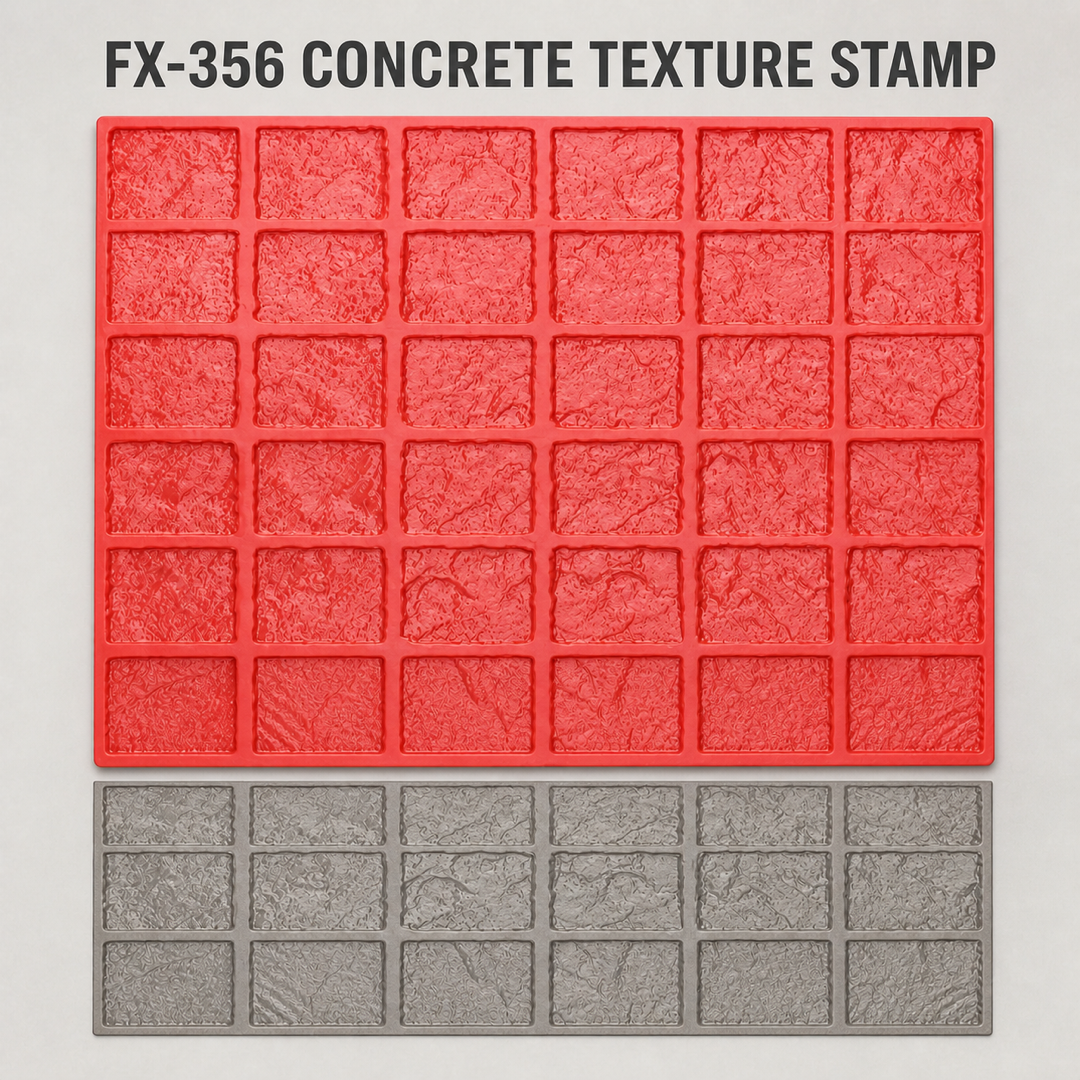 FX-356 Pürüzlü Kare Seramik Desenli Kalıp - ana görsel