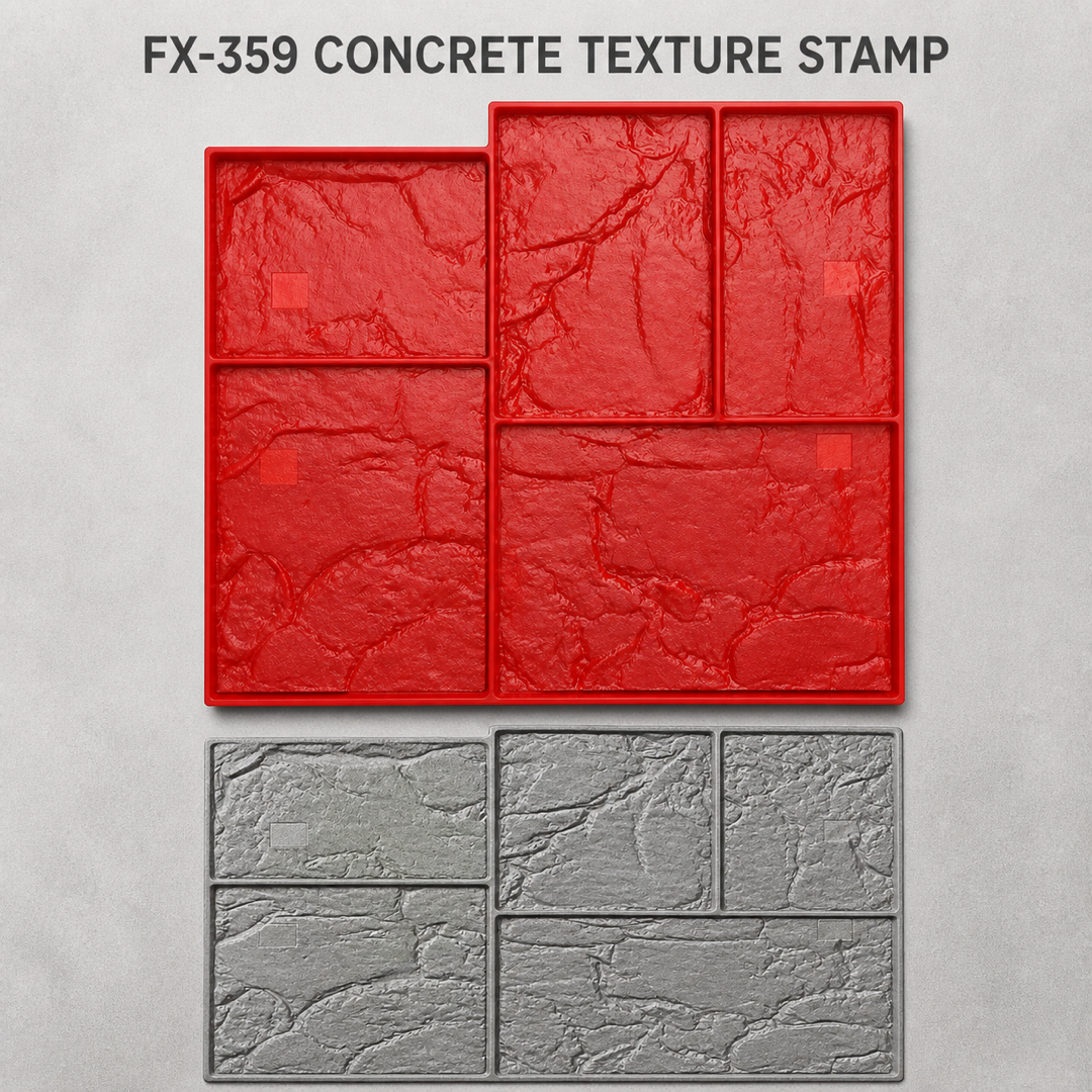 FX-359 Mixed Ashlar Wall Stamp Panel - hero