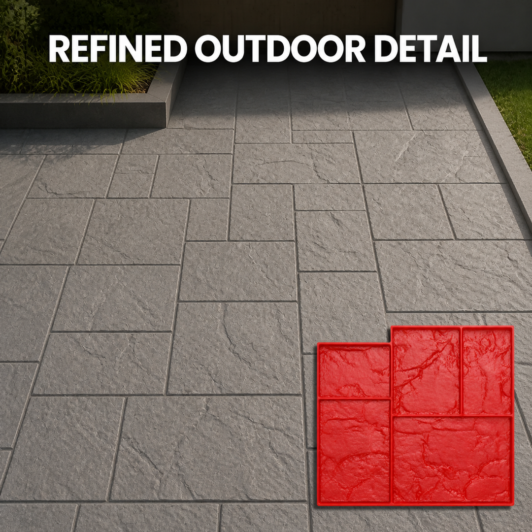 FX-359 Mixed Ashlar Wall Stamp Panel - application