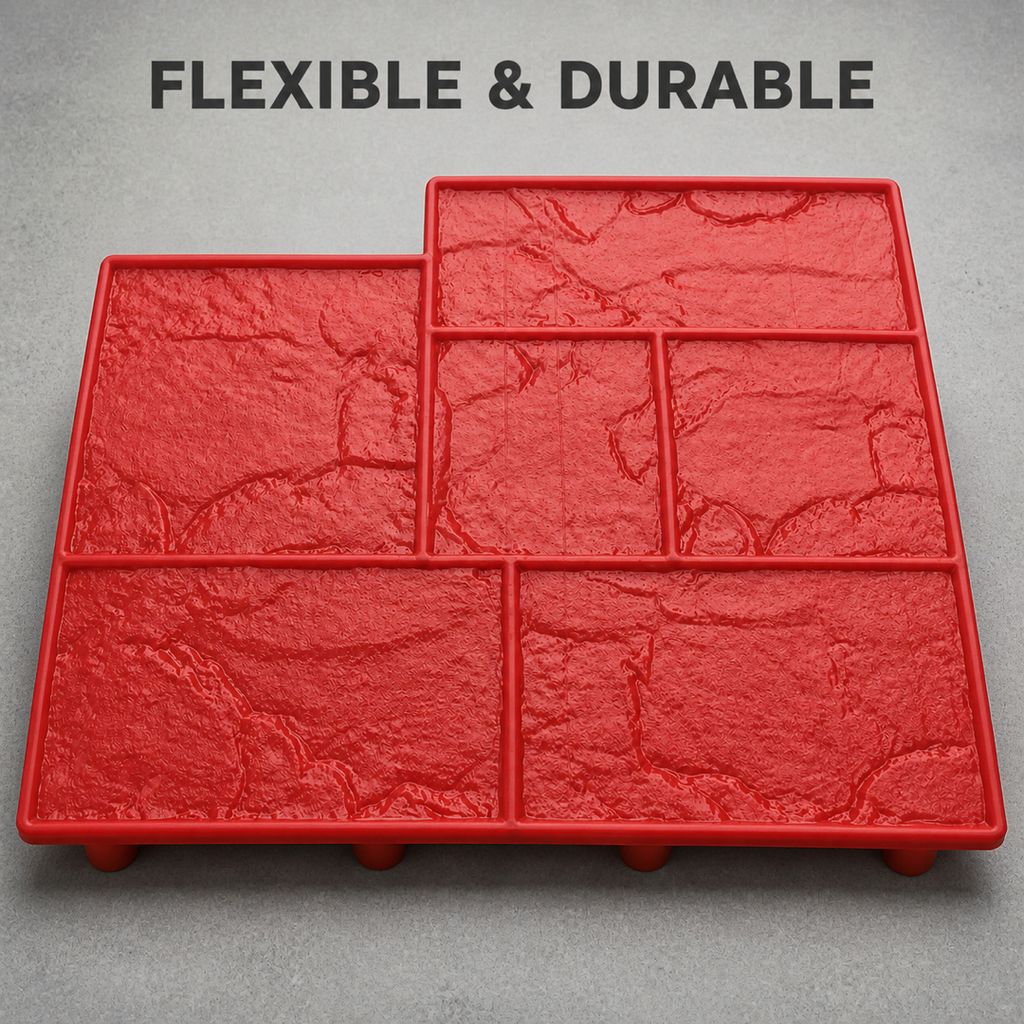 Panou de ștanțare FX-360 Rough Ashlar Wall - flexibil și durabil.