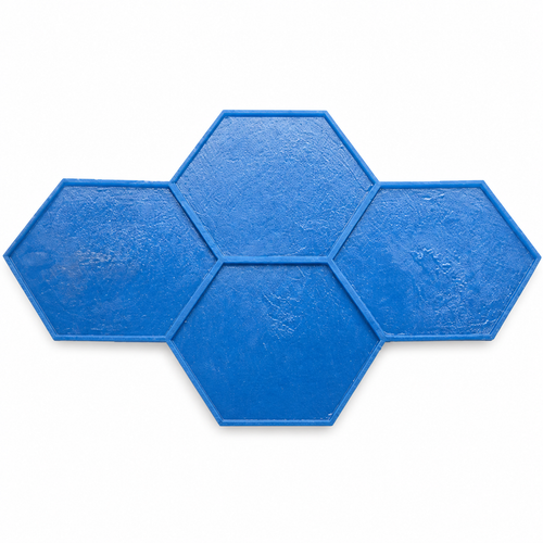 Cap Penurap Honeycomb Empat Heksagon FX-164 – corak konkrit bercorak bata dan penurap