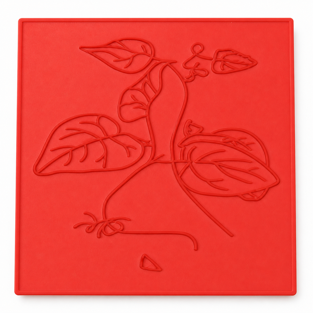 Molde decorativo en relieve de enredadera trepadora FX-201 – patrón decorativo en relieve para concreto