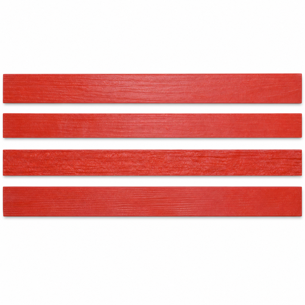 Sello de borde lineal FX-222 – patrón de borde decorativo para concreto