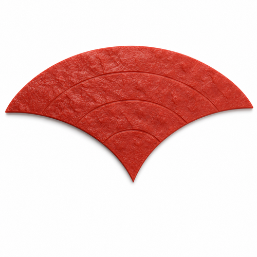 Compact Fan Stone Paver Stamp FX-317 – brick and paver stamped concrete pattern