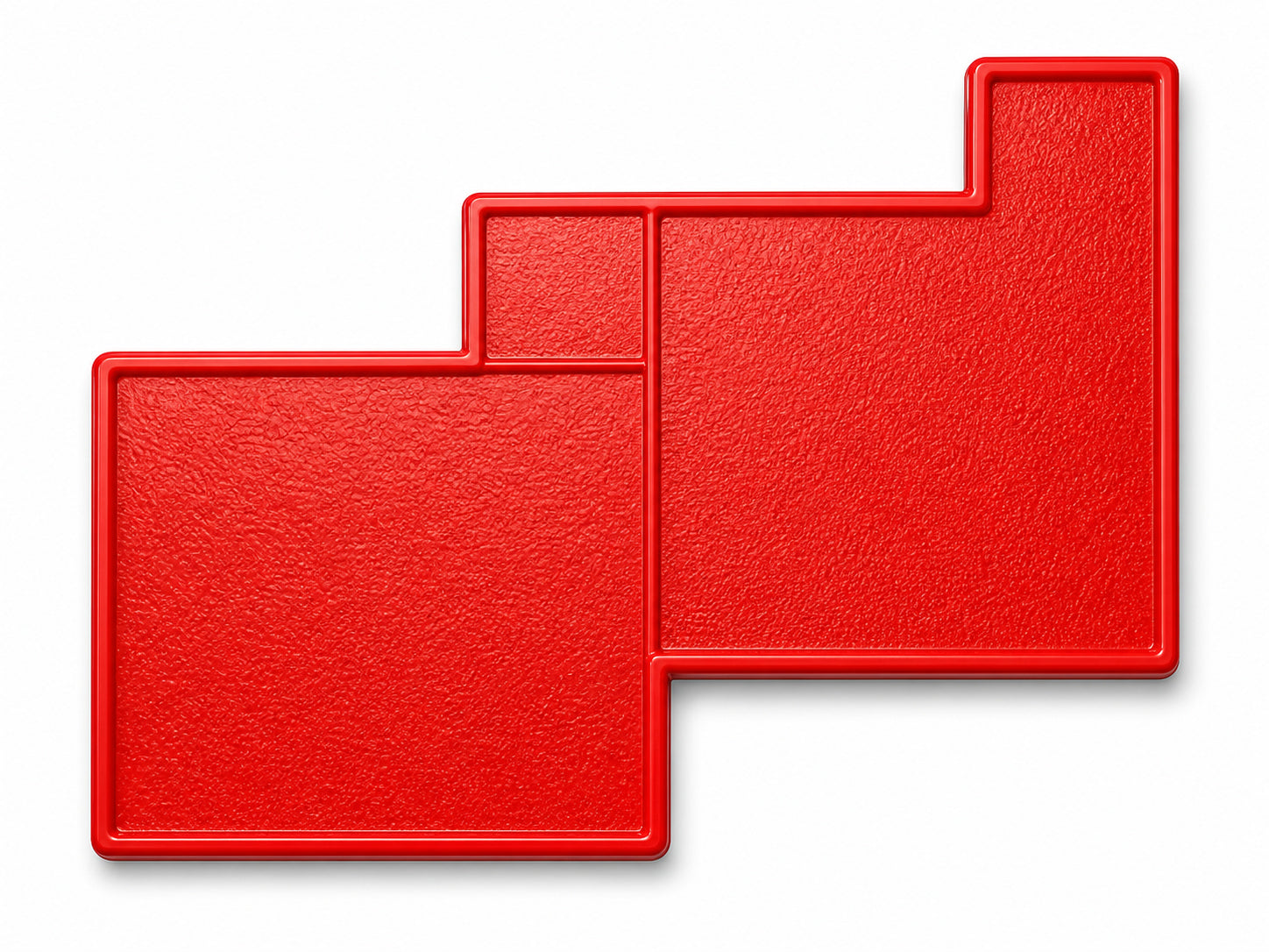 Place and align the molds